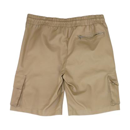 Khaki Solid Chino Shorts