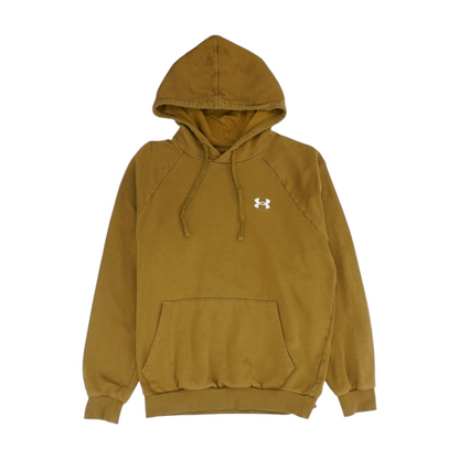 Khaki Solid Hoodie Pullover