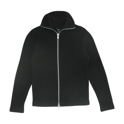 Black Solid Cardigan Sweater