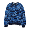 Blue Camo Sweatshirt Pullover