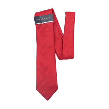 Red Chevron Neck Tie