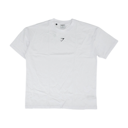 White Solid Active T-Shirt