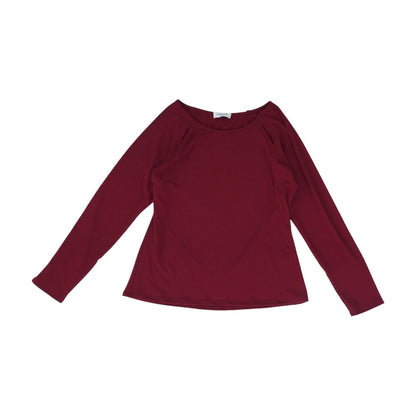 Maroon Petite Knit Top