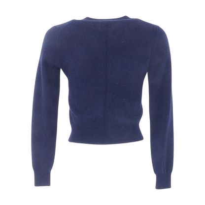 Navy Cardigan Sweater