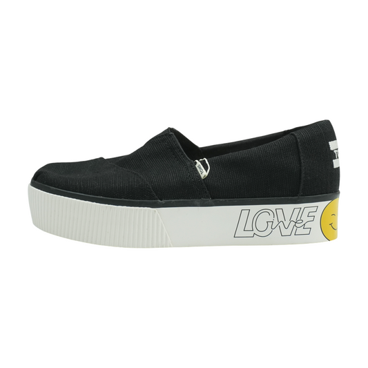 Black Slip-On Flats