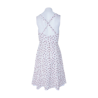 White Floral Midi Dress