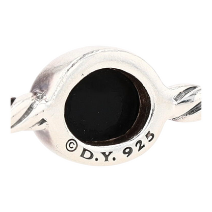 Sterling Silver Black Onyx Bangle Bracelet