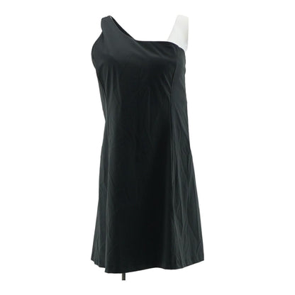 Black Solid Mini Dress