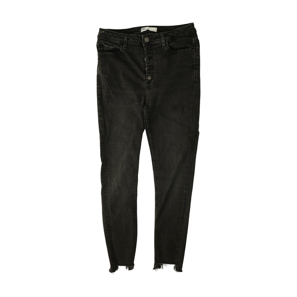 Black Tapered Jeans