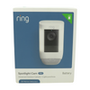 Ring White Spotlight Cam Pro Advanced Outdoor Smart Camera – Image 1