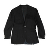 Navy Long Solid Sport Coat