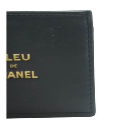 Navy Bleu De Chanel Leather Card Holder