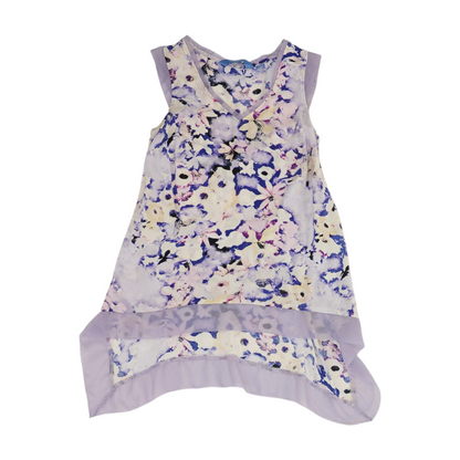 Purple Floral Blouse