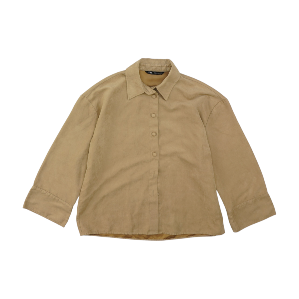 Zara Tan Button Down – Image 1