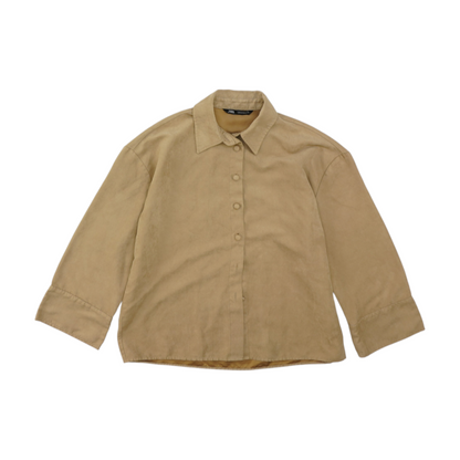 Zara Tan Button Down – Image 1