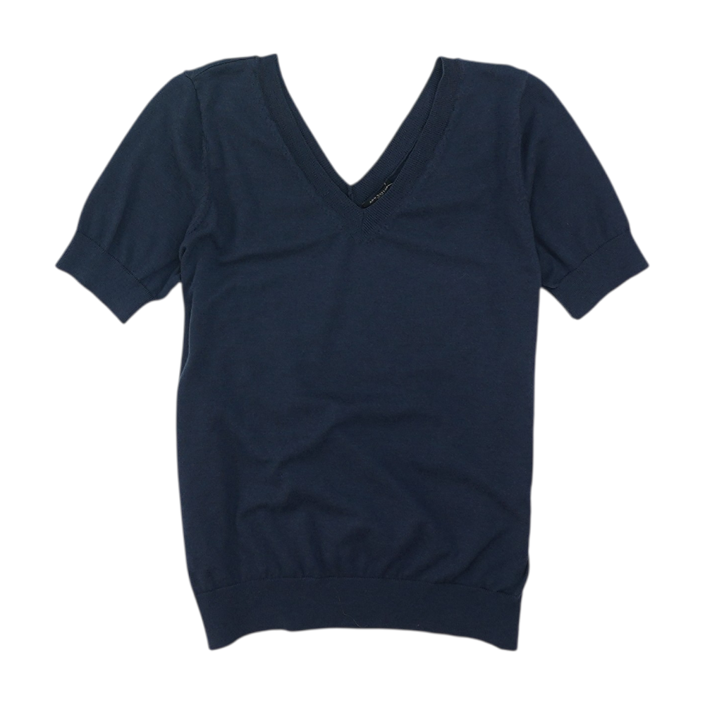 Blue Petite Pullover Sweater