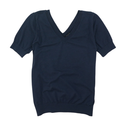 Blue Petite Pullover Sweater