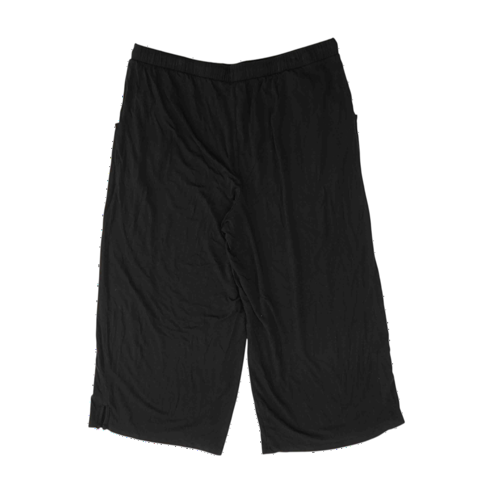 Black Solid Pajama Bottom