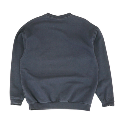 Navy Solid Sweatshirt Pullover