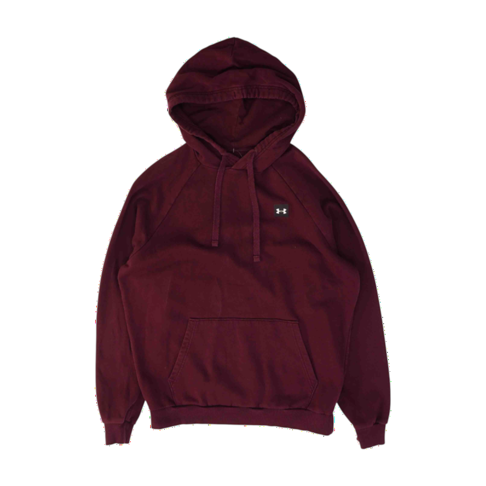 Maroon Solid Hoodie Pullover