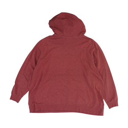 Red Solid Hoodie Pullover