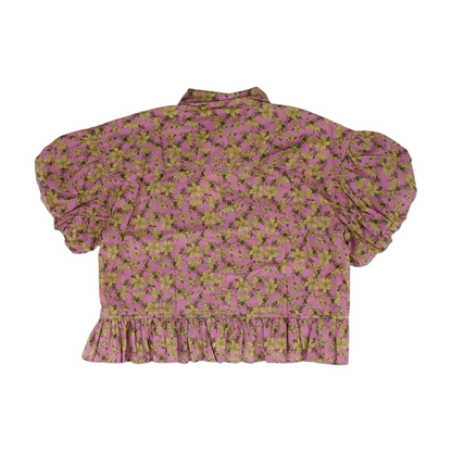 Pink Floral Button Down