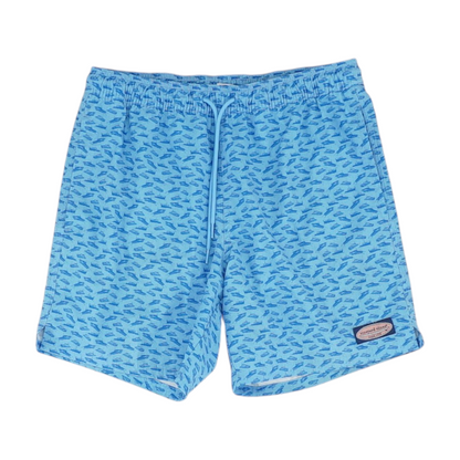 Blue Graphic Swim Bottom