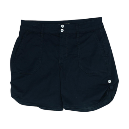 Black Solid Chino Shorts