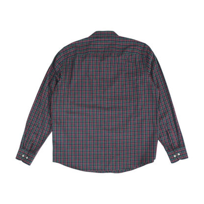 Multi Plaid Long Sleeve Button Down