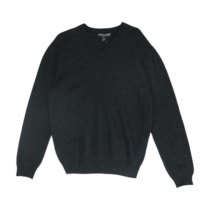 Charcoal Solid Pullover Sweater