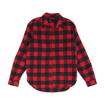 Red Check Flannel Button Down
