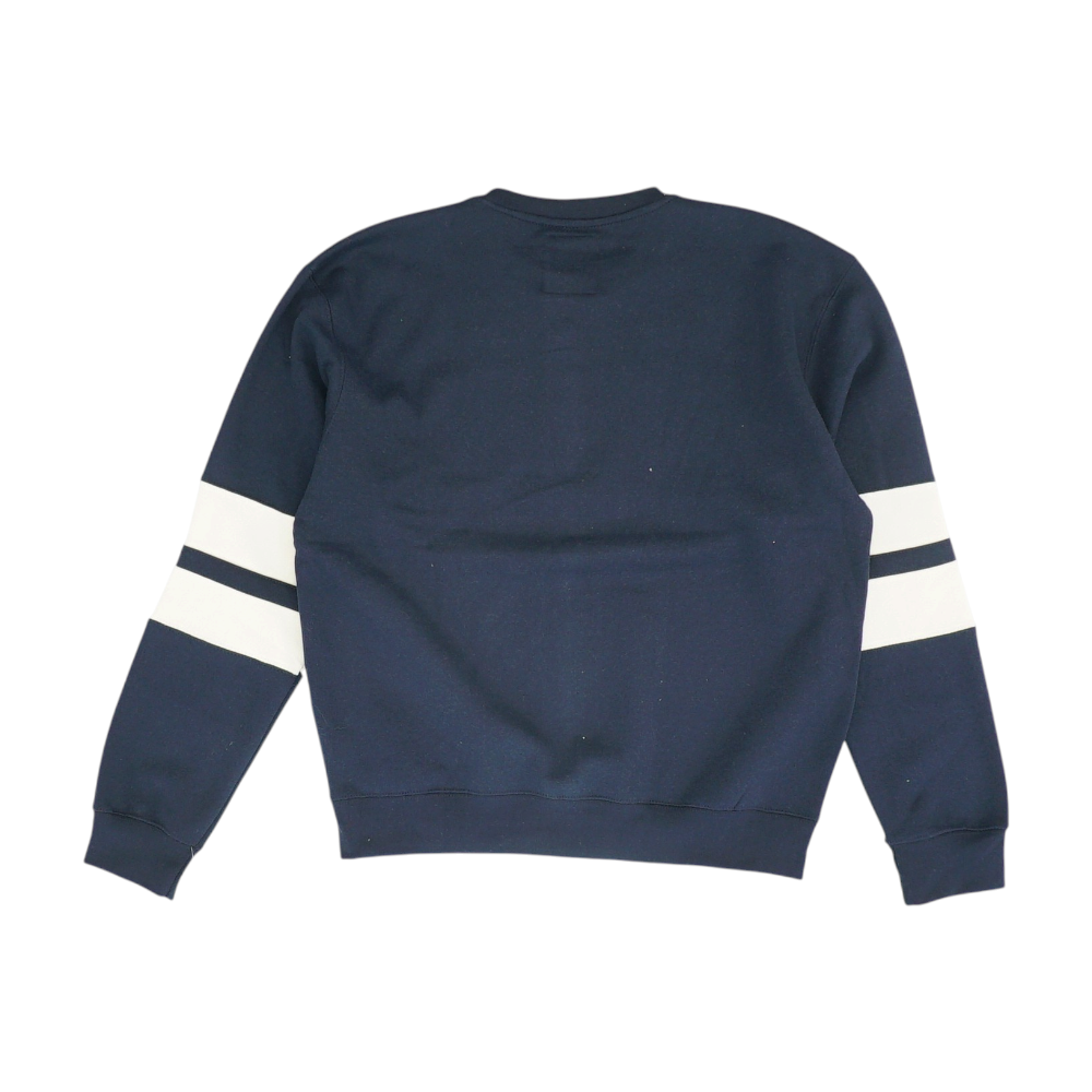 Navy Solid Sweatshirt Pullover