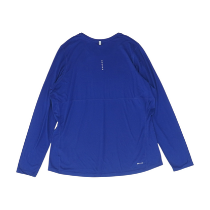 Blue Solid Active T-Shirt