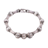 Sterling Silver Beaded Bracelet