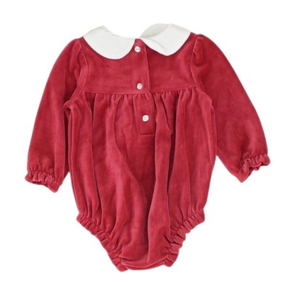 Red Long Sleeve One-Piece