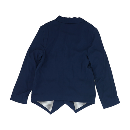 Blue Solid Blazer