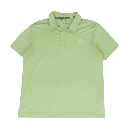 Green Solid Short Sleeve Polo
