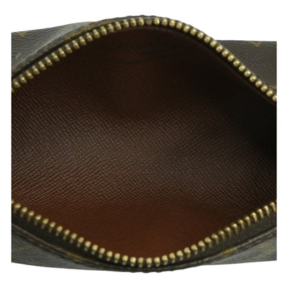 Brown Pochette Papillon in Monogram Coated Canvas