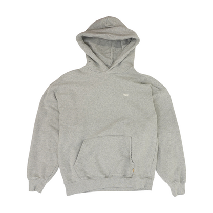 Gray Solid Hoodie Pullover