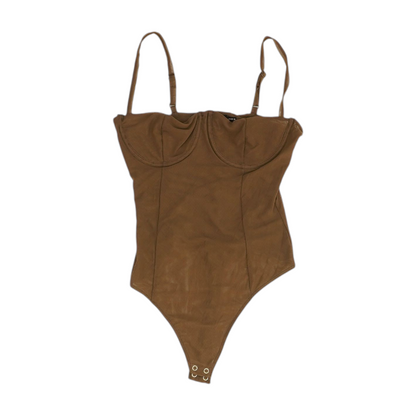 Brown Bodysuit Blouse