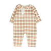 Rylee + Cru Beige Plaid One-Piece – Image 1