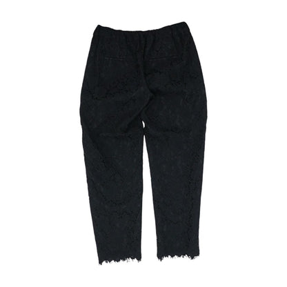 Black Floral Pants