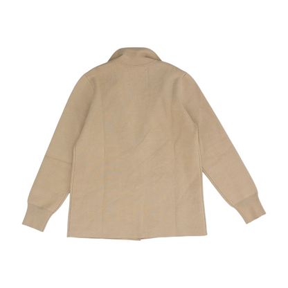 Tan Solid Blazer