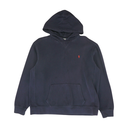 Navy Solid Hoodie Pullover