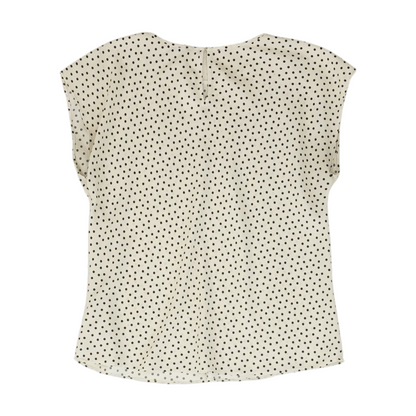 Beige Polka Dot Blouse