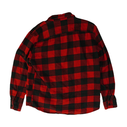 Red Check Flannel Button Down