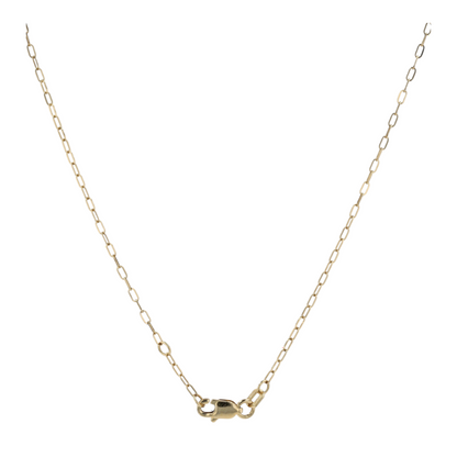 10K Yellow Gold Tourmaline Pendant Necklace
