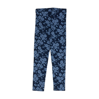 Navy Floral Fashion Leggings