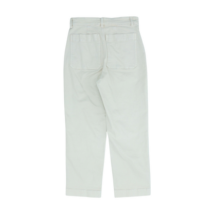 Beige Straight Pants