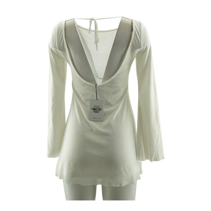 White Formal Mini Dress